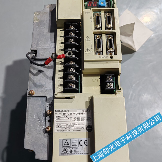 常州三菱MR-J4-10A伺服驅(qū)動器不能啟動過流過壓欠壓維修常見故障